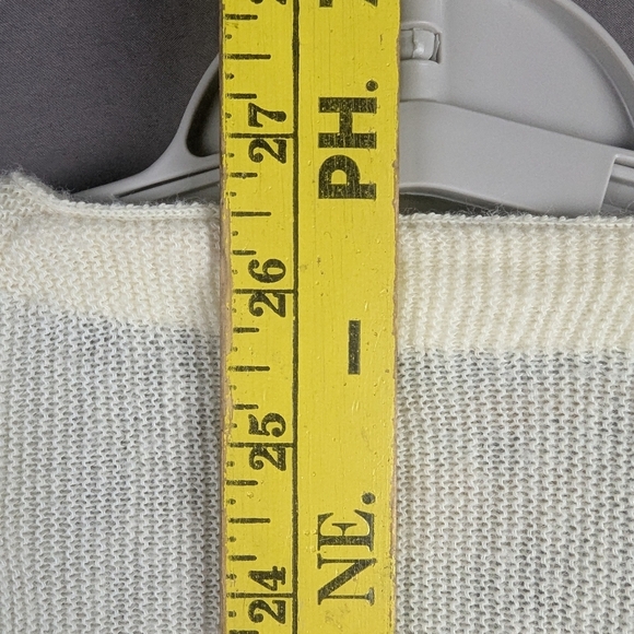 Pioneer Seed Company Vintage Cardigan Medium Excellent Condition Cream/Green - Picture 13 of 13